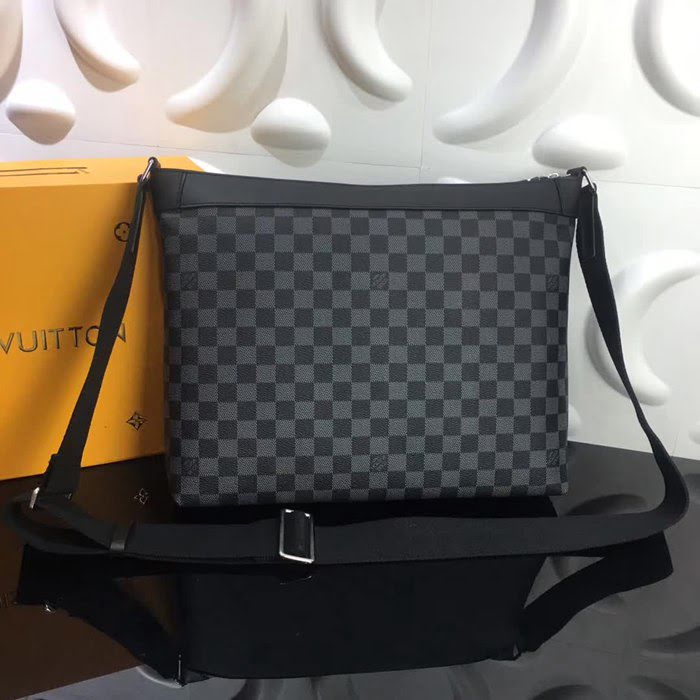 路易威登LV頂級原單 N40004 Mick中號單肩斜跨包 onogram Macassar帆布 YDH1258